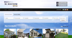 Desktop Screenshot of mmacedoimoveis.com.br